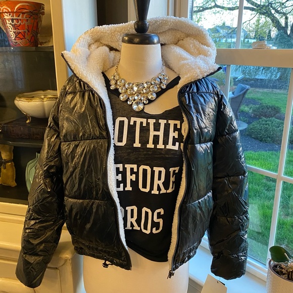 NVLT Vegan Down Reversible Faux Fur 